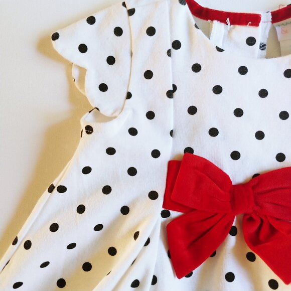 Maggie & Zoe Short-Sleeved Polka-Dot Dress 12 months - Picture 5 of 10
